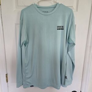 Men's Light Blue Long Sleeve Shirt